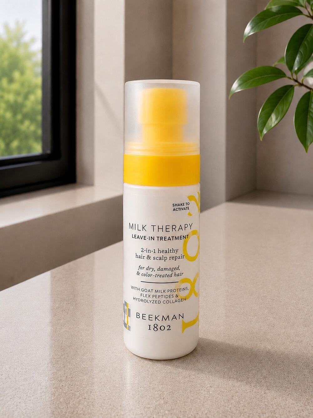 Beekman 1802 Milk Therapy Leave-In Treatment 2 oz Hair & Scalp Repair